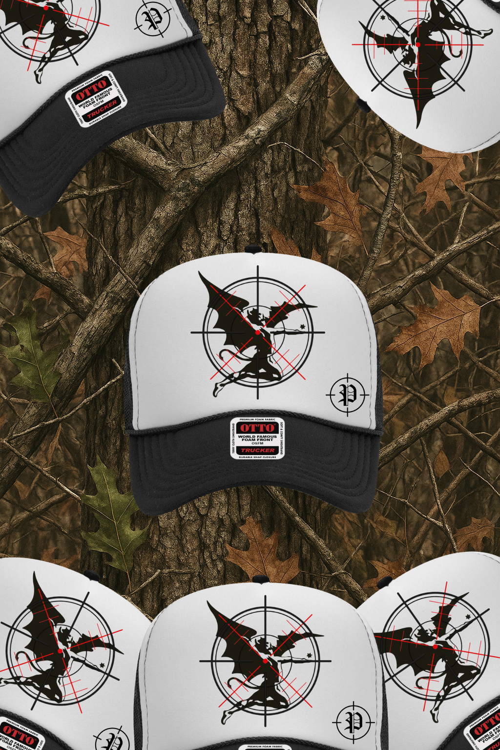 BLACK AND WHITE SBPOSI HAT